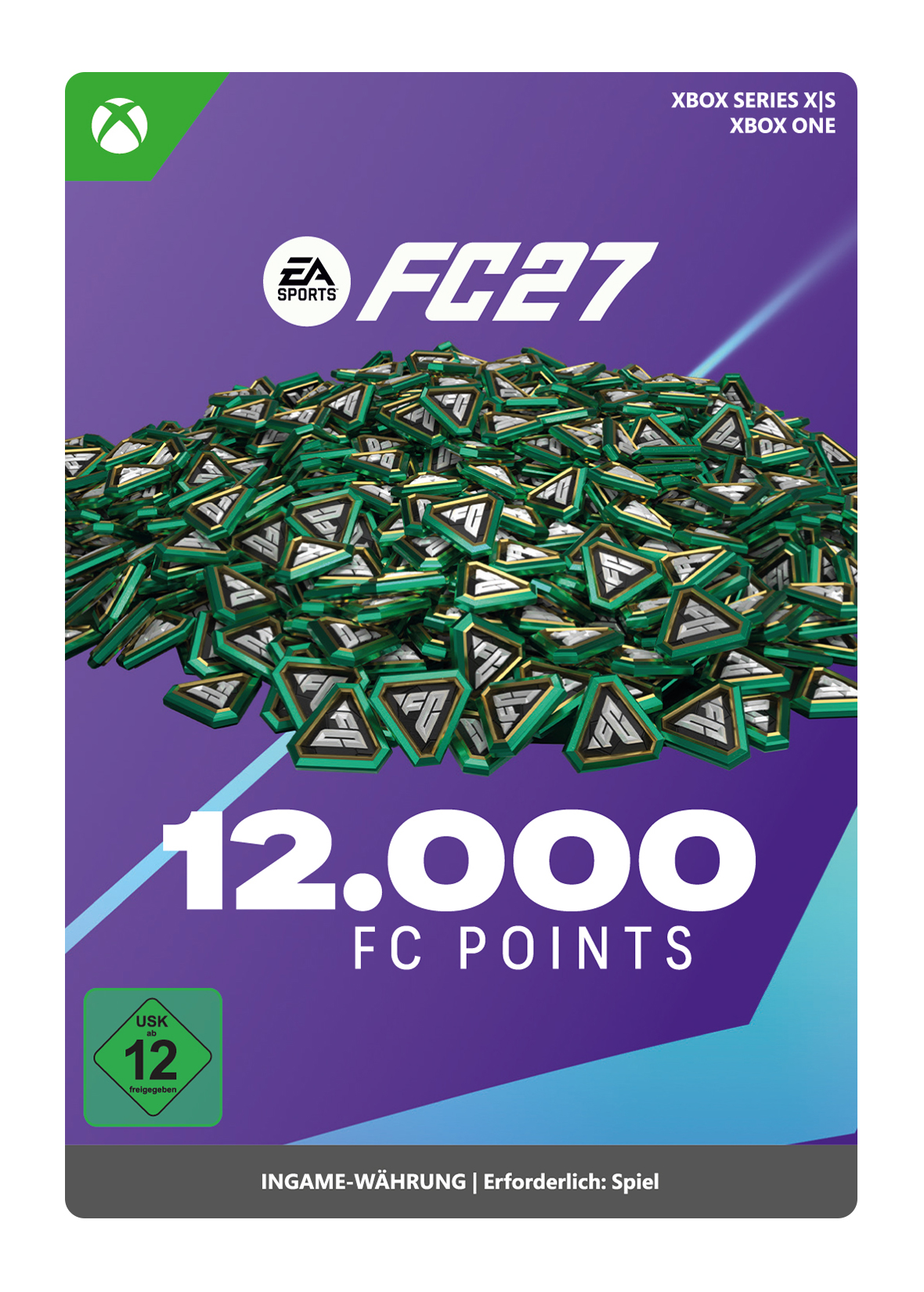 EA Sports FC 27: 12000 FC Points - Xbox Series X|S/Xbox One