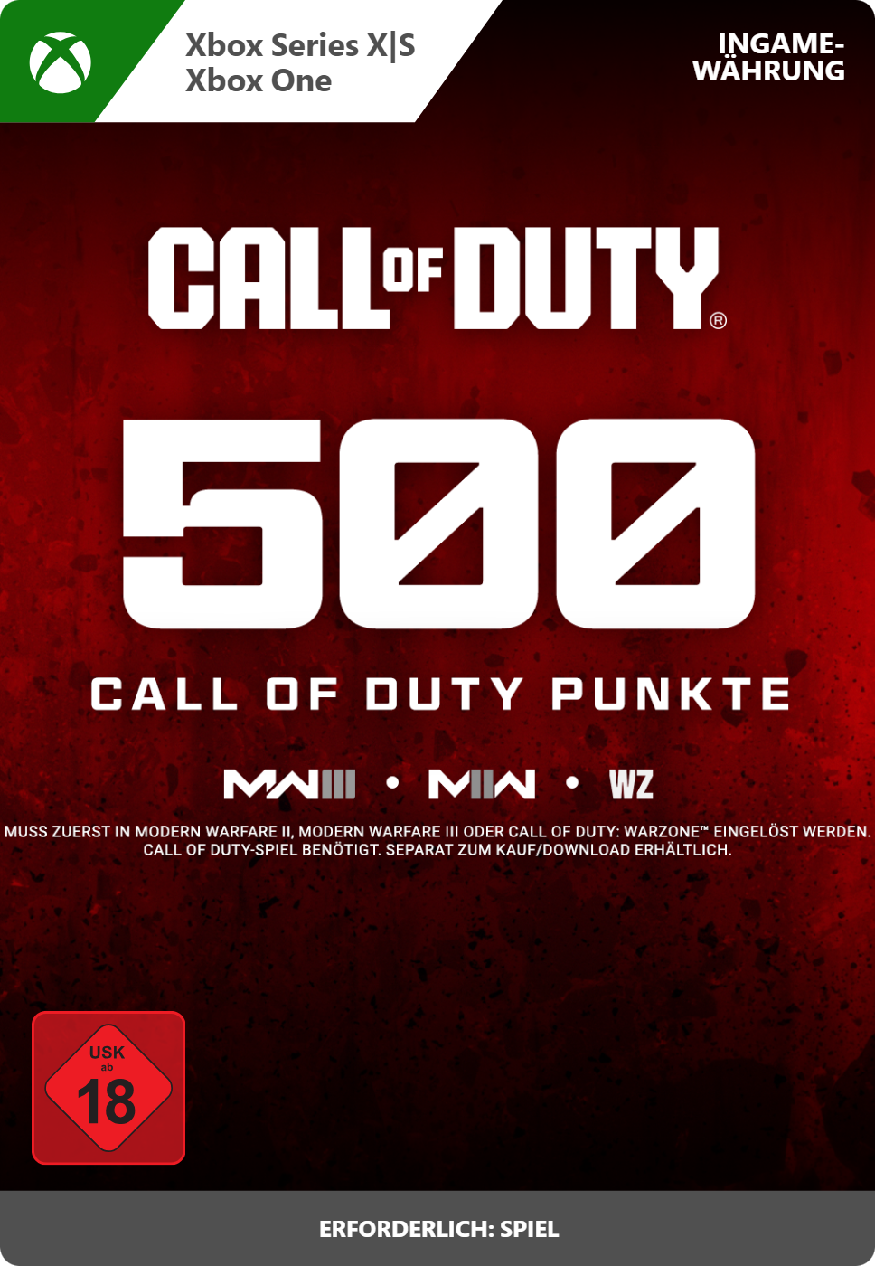 Call of Duty Points - 500 - Xbox Series X|S/Xbox One