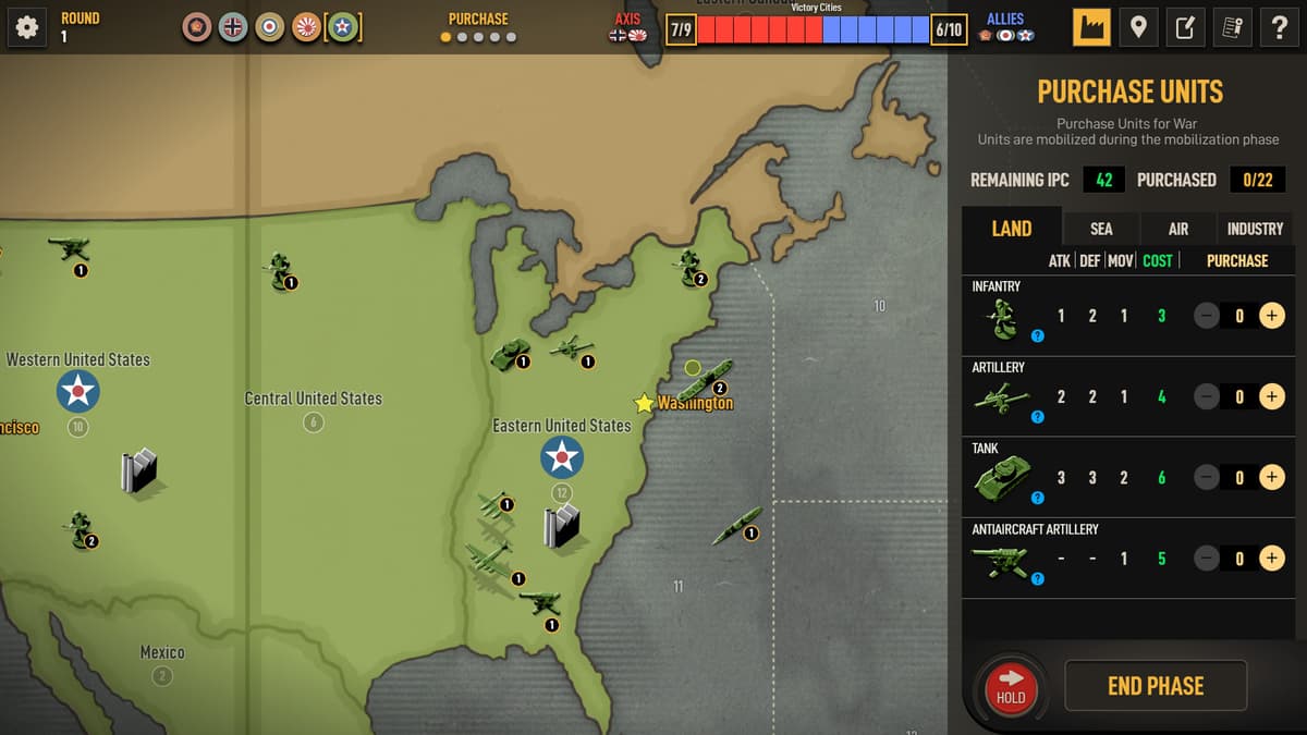 Picture of Axis & Allies 1942 Online