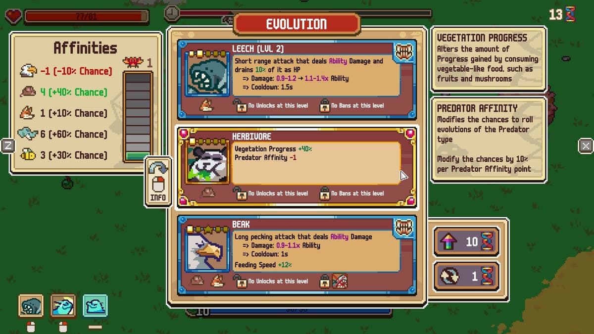 Everything is Crab: The Animal Evolution Roguelite