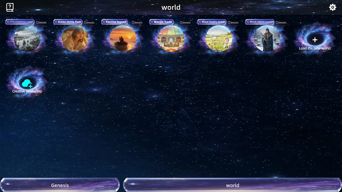 Genesis Relic: Idle Sandbox Simulator