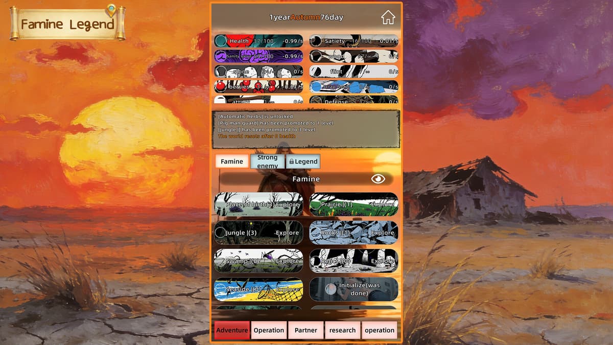Genesis Relic: Idle Sandbox Simulator