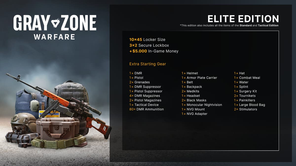Picture of Gray Zone Warfare - Elite Edition Upgrade