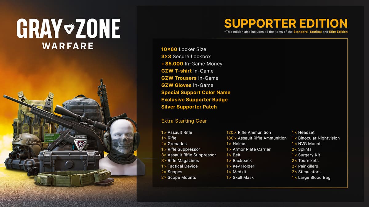 Picture of Gray Zone Warfare - Supporter Edition Upgrade