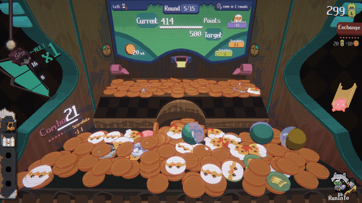RACCOIN: Coin Pusher Roguelike