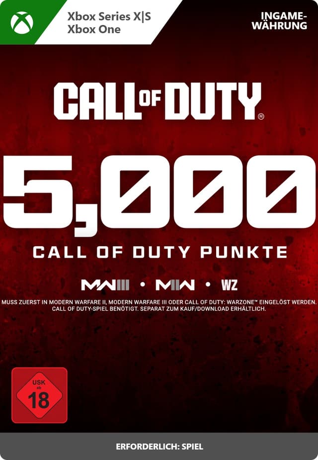 Call of Duty Points - 5,000 - Xbox Series X|S/Xbox One
