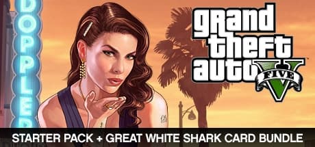 GRAND THEFT AUTO V: PREMIUM ONLINE EDITION & Great White Shark Card Bundle