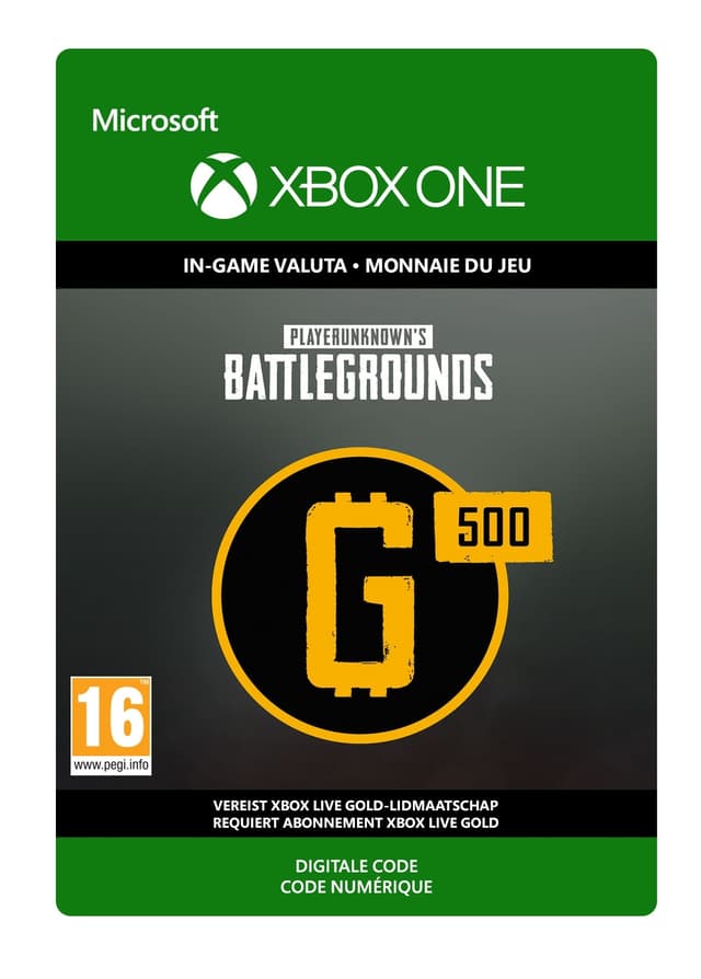 Playerunknown's battlegrounds 500 G-Coin - Xbox One