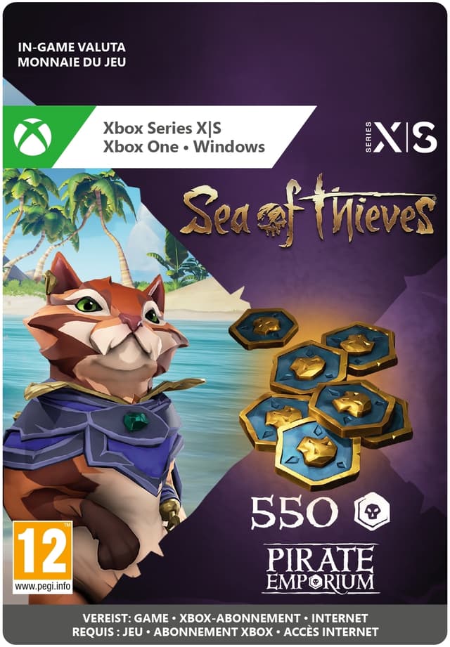 Sea of Thieves Castaway's Ancient Coin Pack - 550 Coins - Xbox Series X/Xbox One