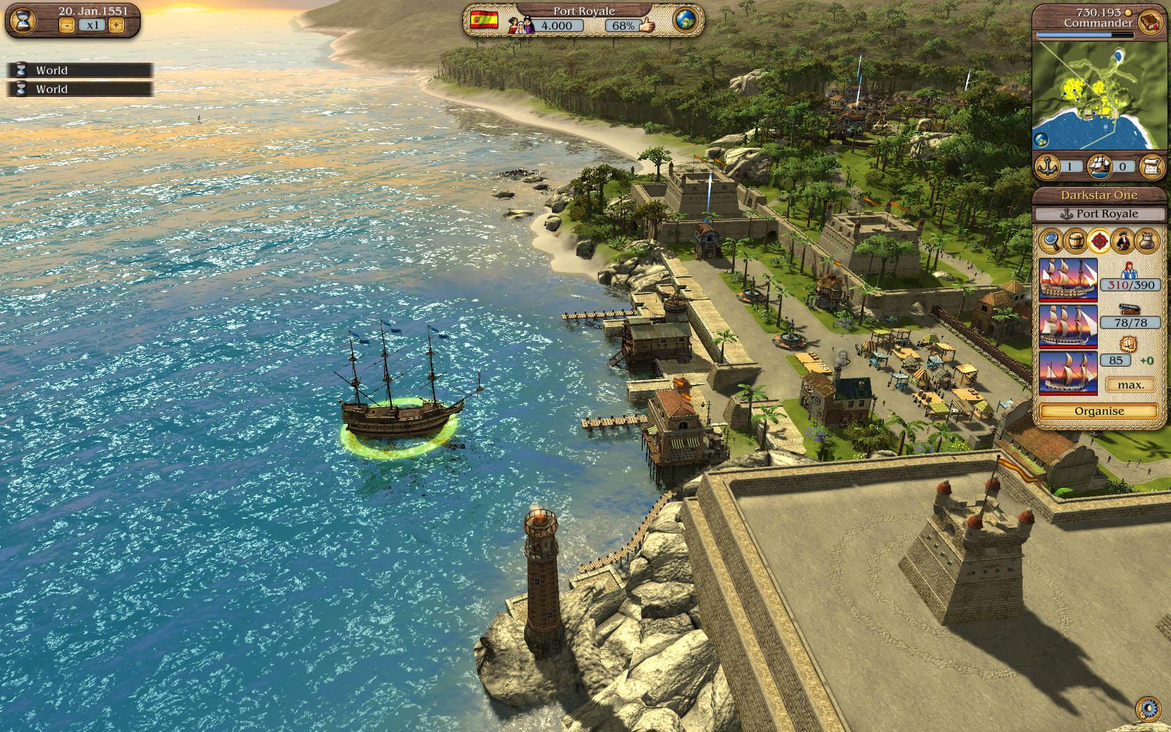 Picture of Port Royale 3 Gold + Patrician IV Gold -  Double Pack