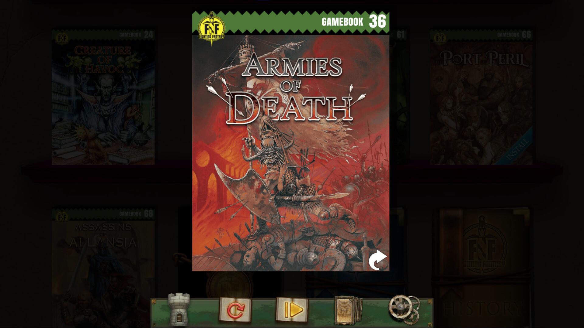 Armies of Death (Fighting Fantasy Classics)