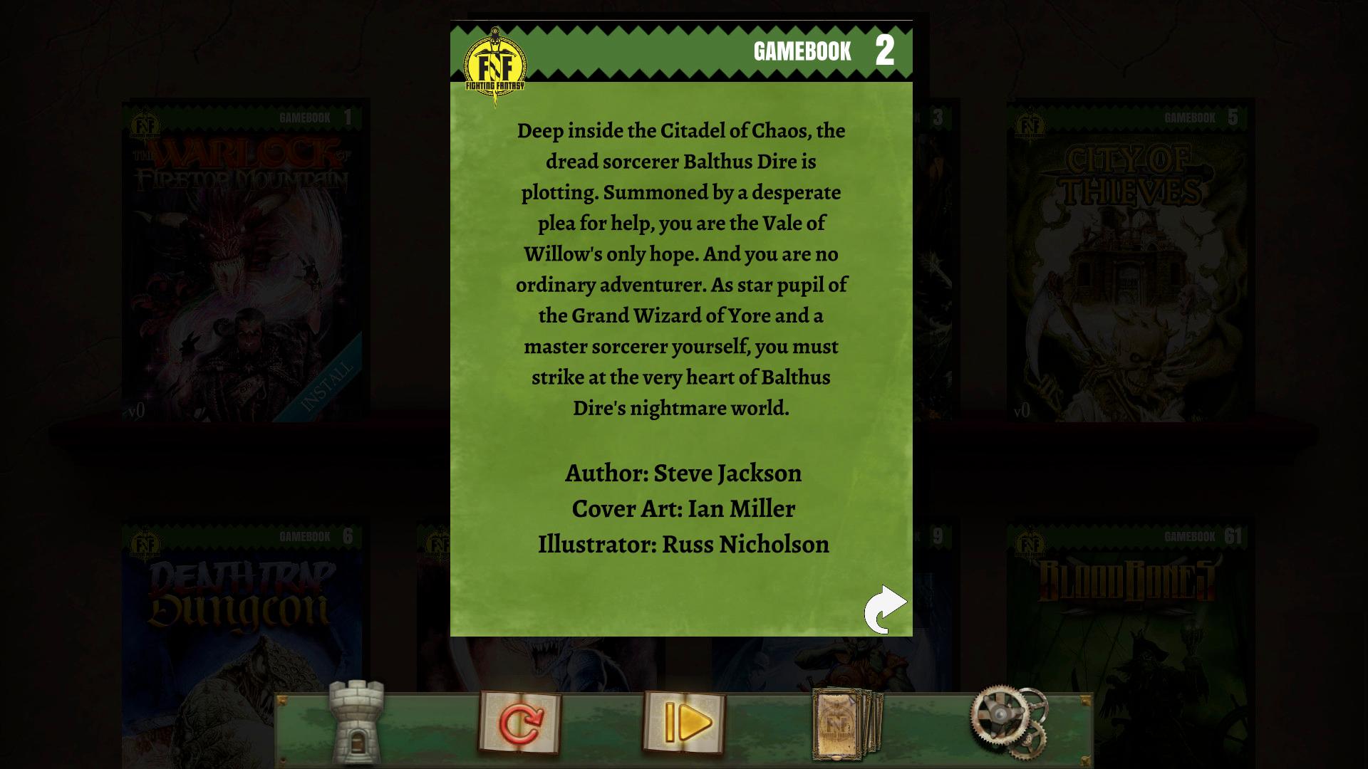 Picture of Citadel of Chaos (Fighting Fantasy Classics)