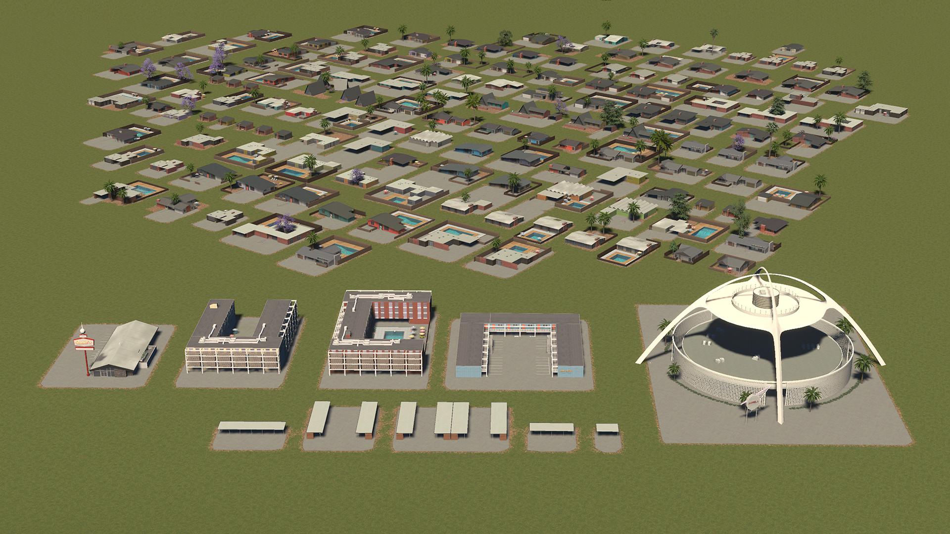 Picture of Cities: Skylines - Content Creator Pack: Mid-Century Modern
