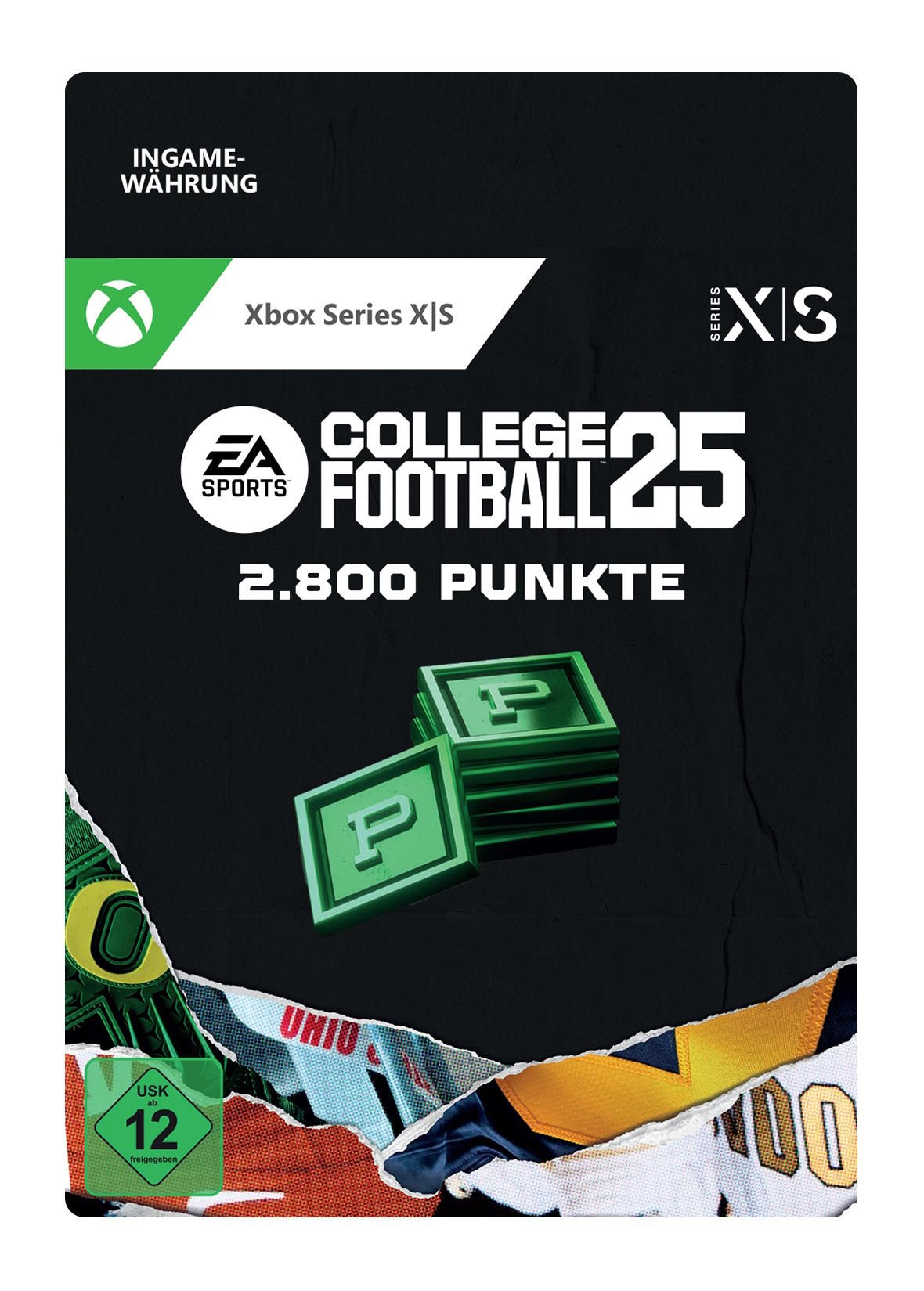 College Football 25: 2800 Points - Xbox Series X|S