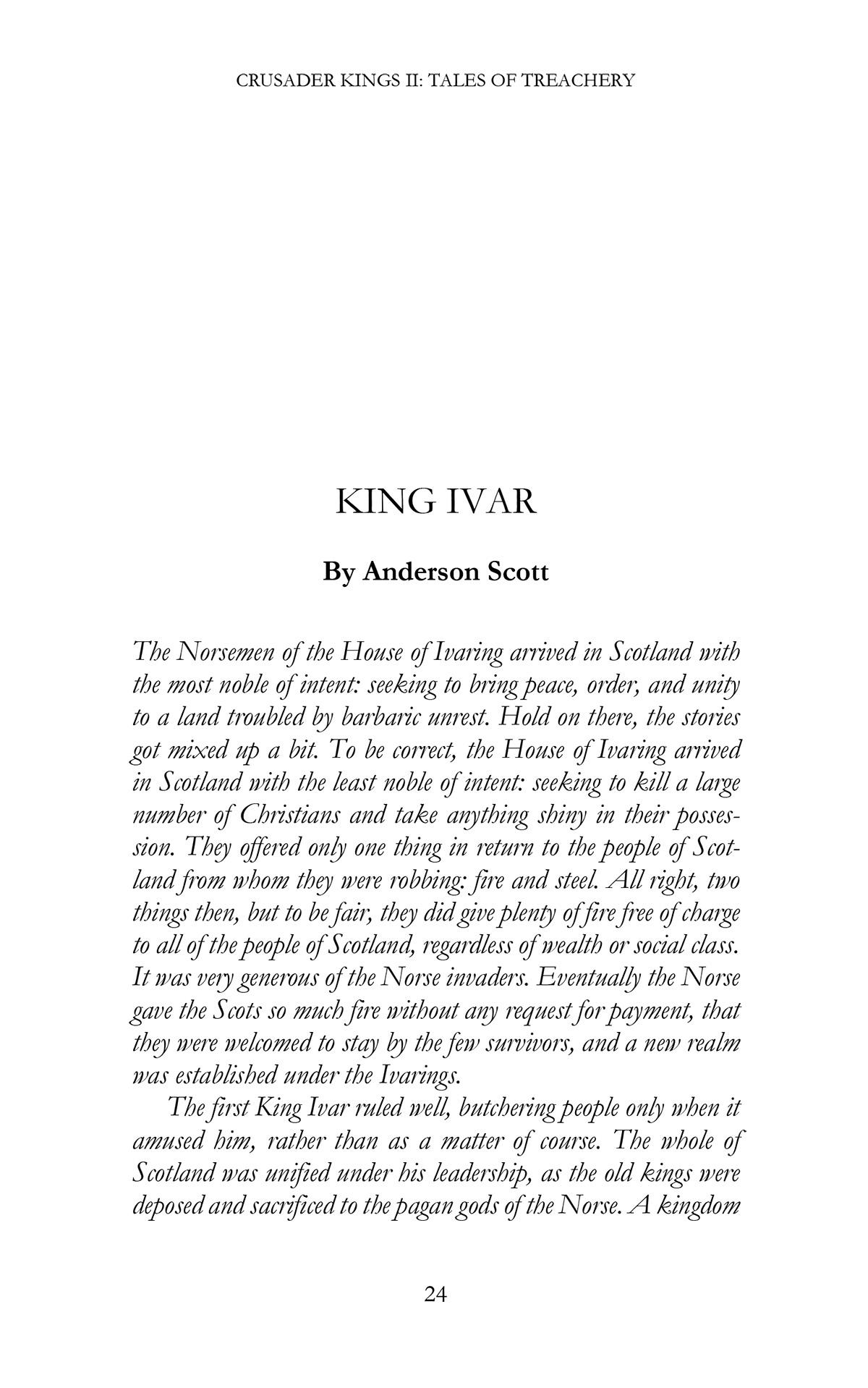 Picture of Crusader Kings II: Ebook: Tales of Treachery