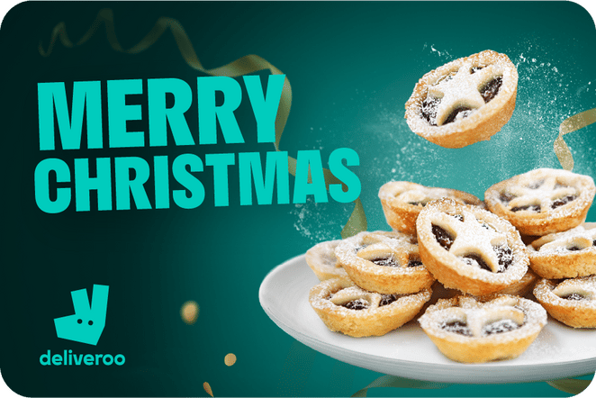 Deliveroo Christmas Gift Card £15-£150 - UK 