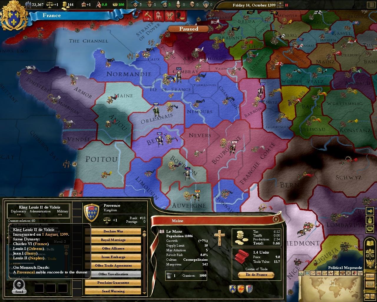 Picture of Europa Universalis III: Heir to the Throne