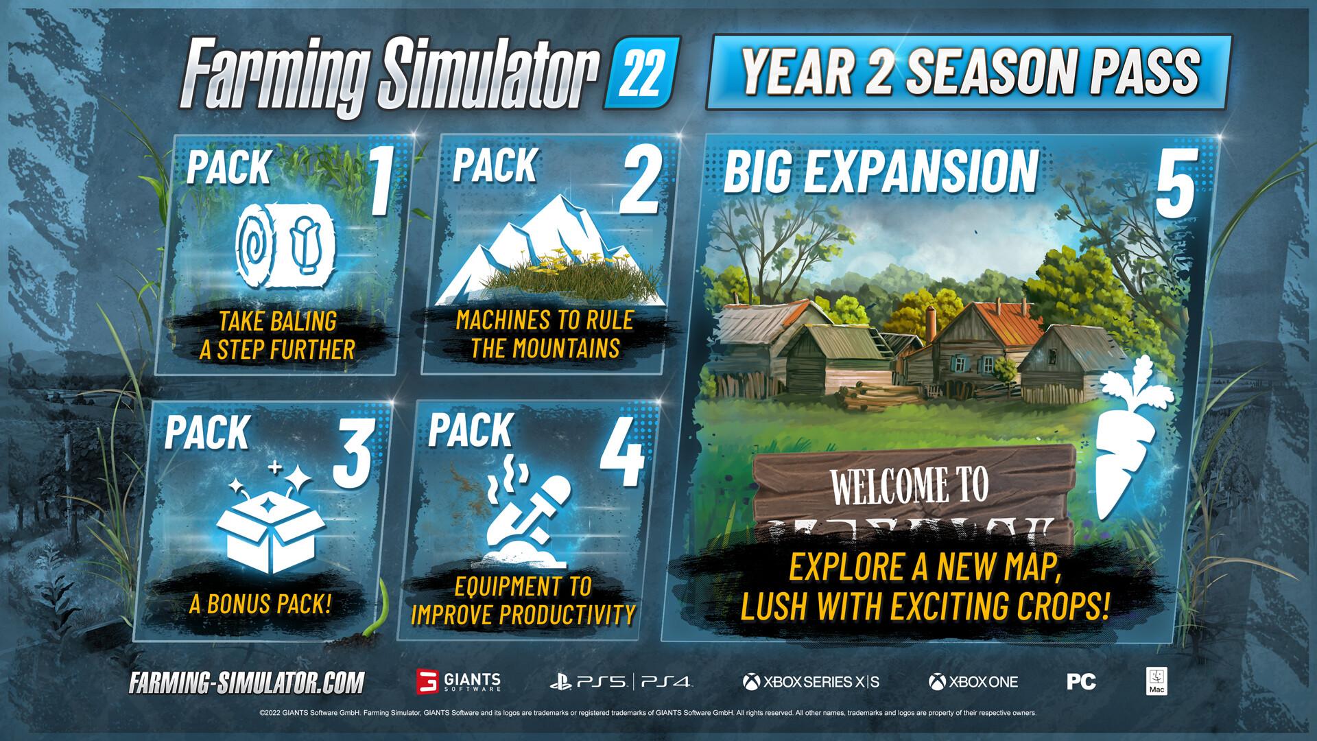 Farming Simulator 22 - Year 2 Season Pass (Steam)