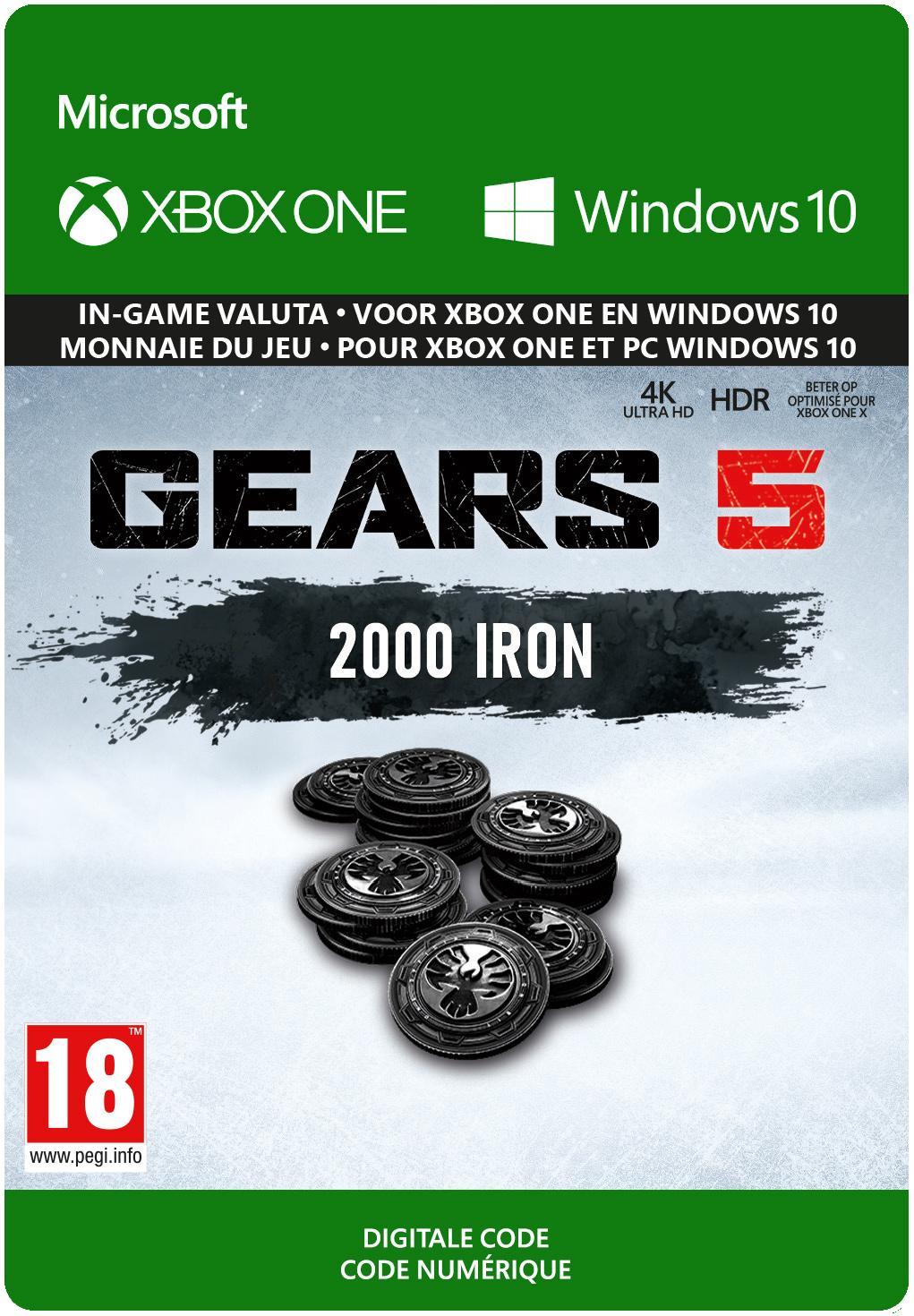 Gears of War 5: 2,000 Iron + 250 Bonus Iron - Xbox One and Win 10