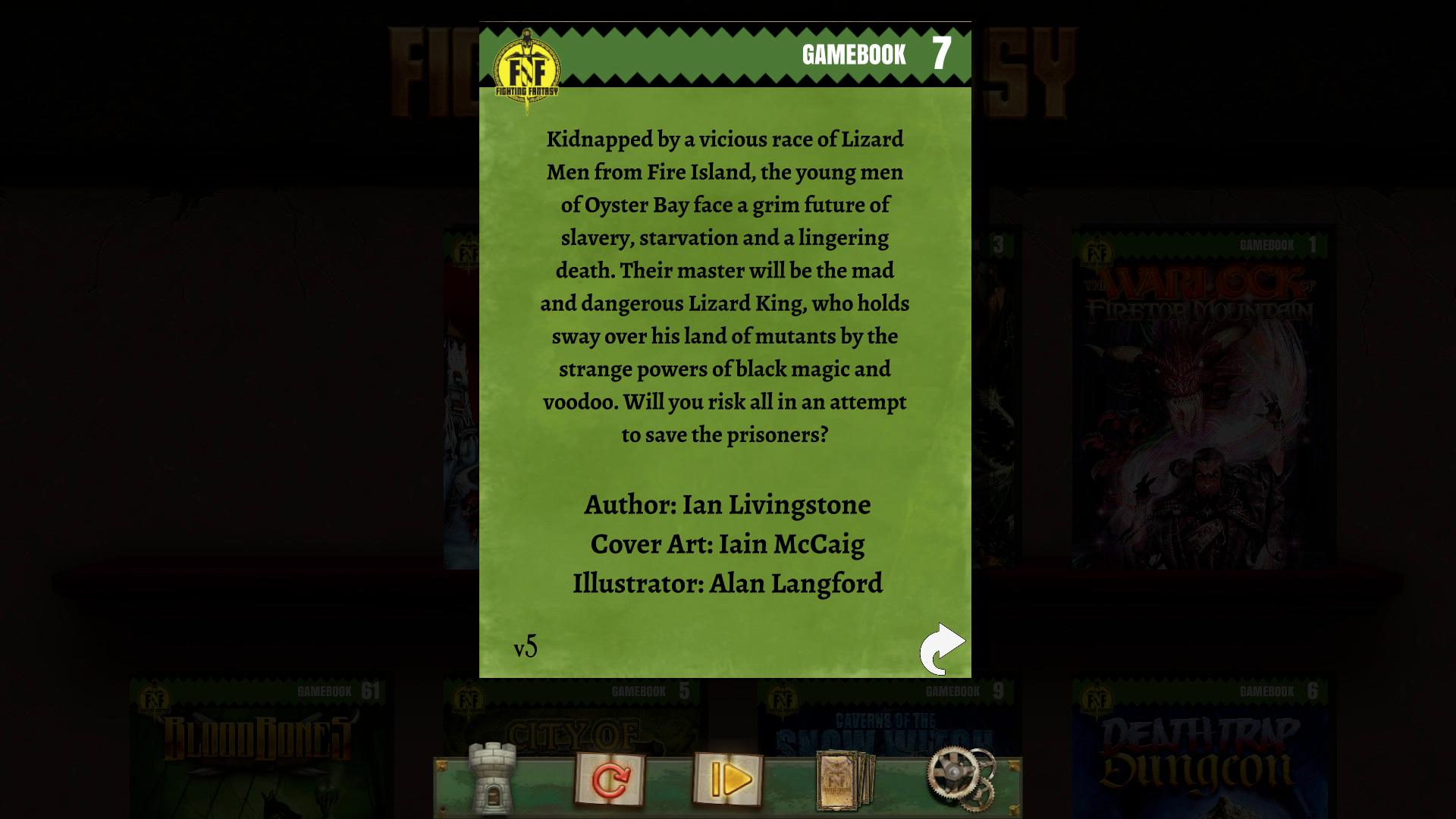 Picture of Island of the Lizard King (Fighting Fantasy Classics)
