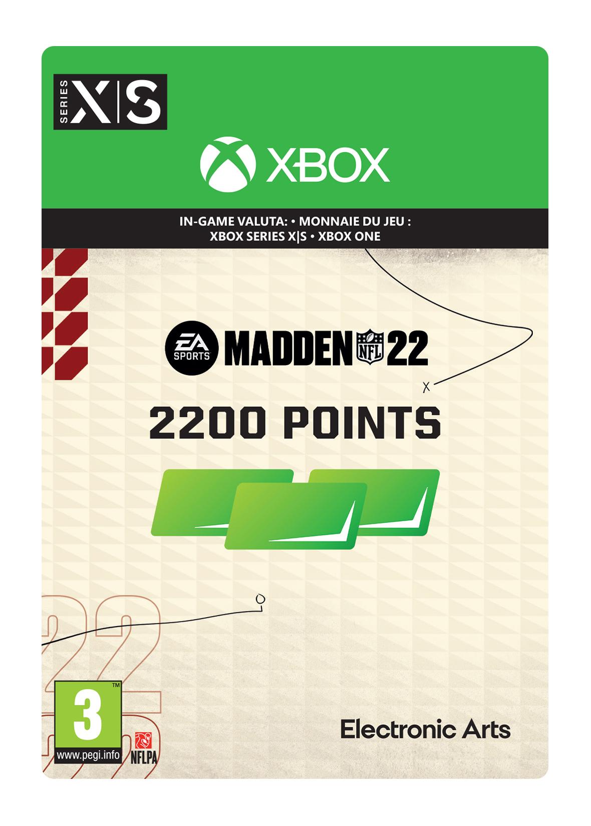 Madden NFL 22: 2200 Madden Points - Xbox Series X|S/Xbox One