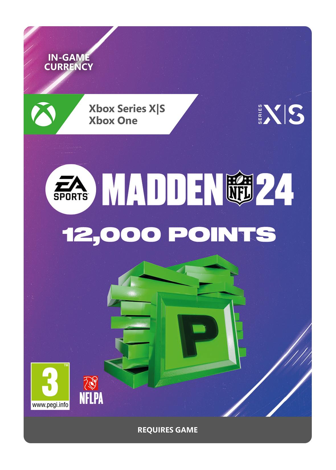 Picture of Madden NFL 24: 12000 Madden Points - Xbox Series X/Xbox One - Currency