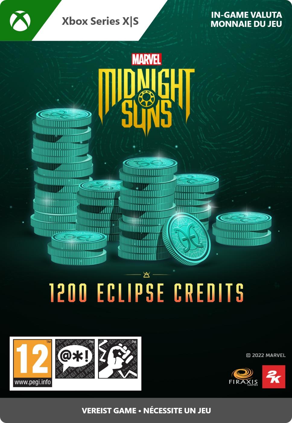 Marvel's Midnight Suns: 1,200 Eclipse Credits - Xbox Series X|S - Currency