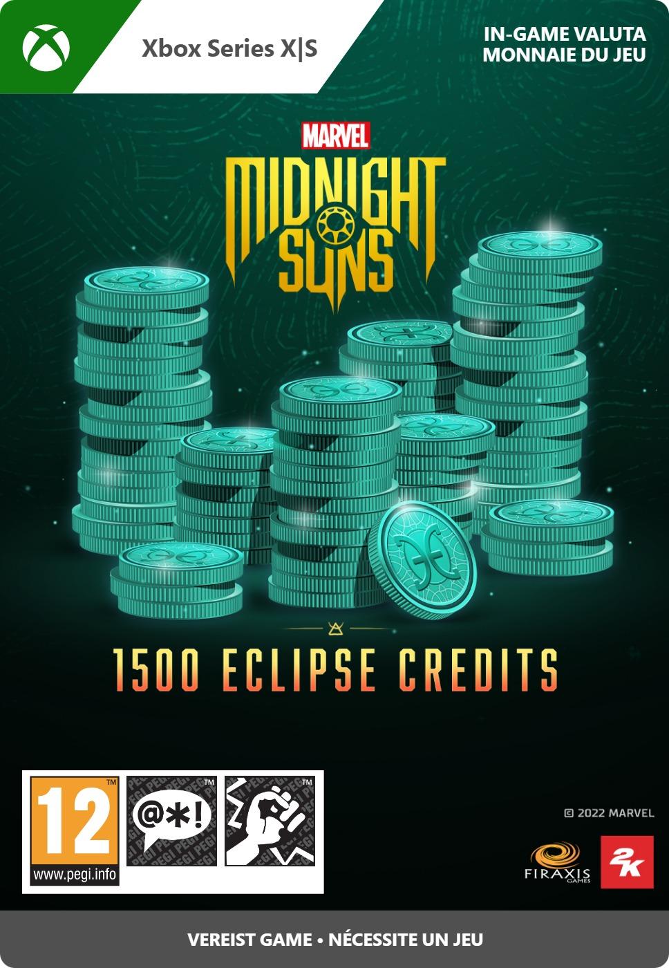 Marvel's Midnight Suns: 1,500 Eclipse Credits - Xbox Series X|S - Currency