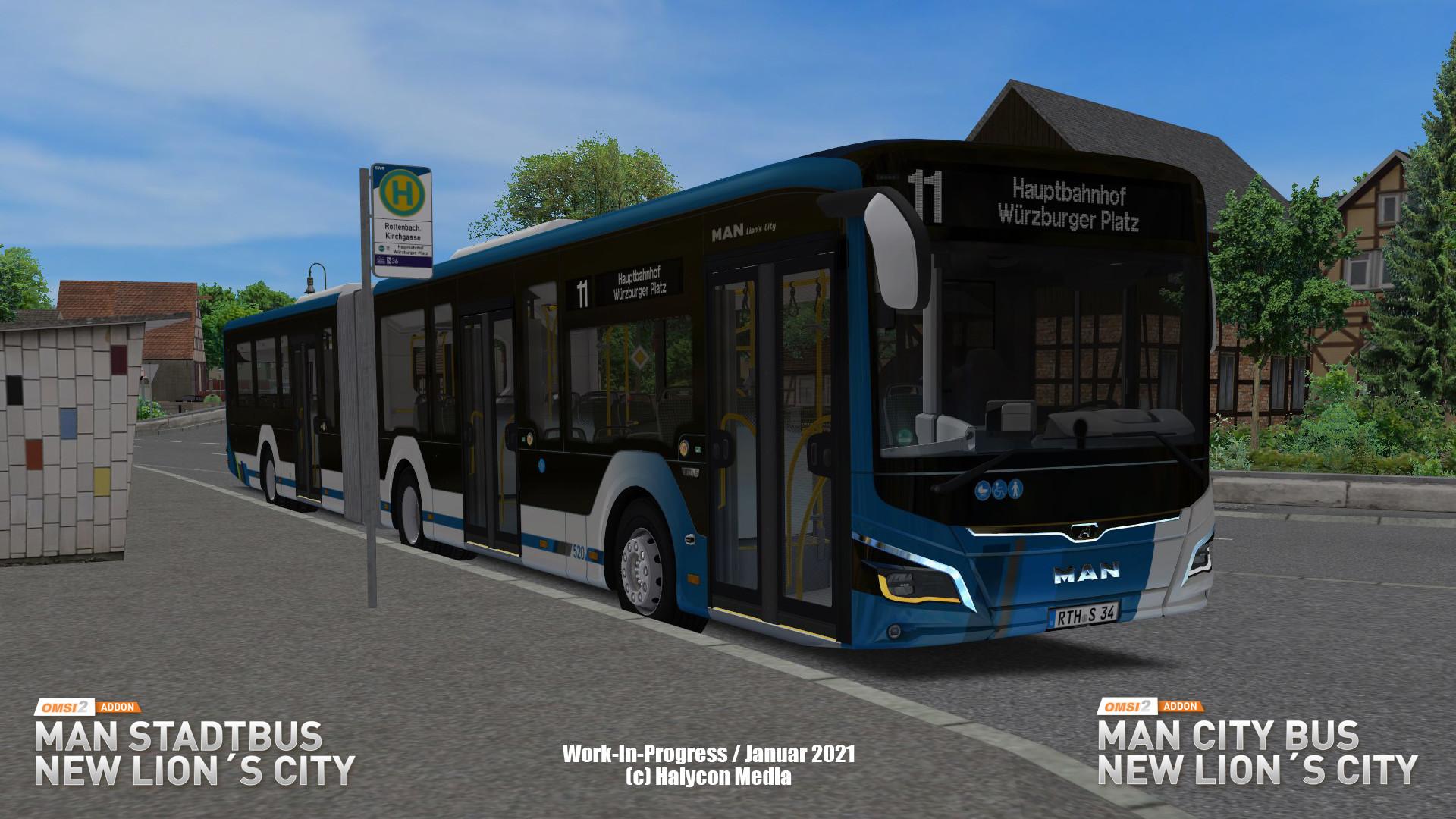 Picture of OMSI 2 Add-on MAN Stadtbus New Lion's City
