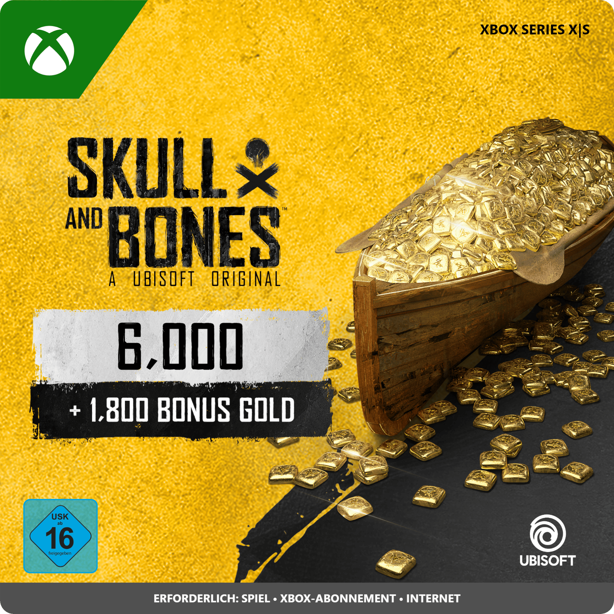 Skull and Bones - 7800 Gold - Xbox Series X|S - Currency