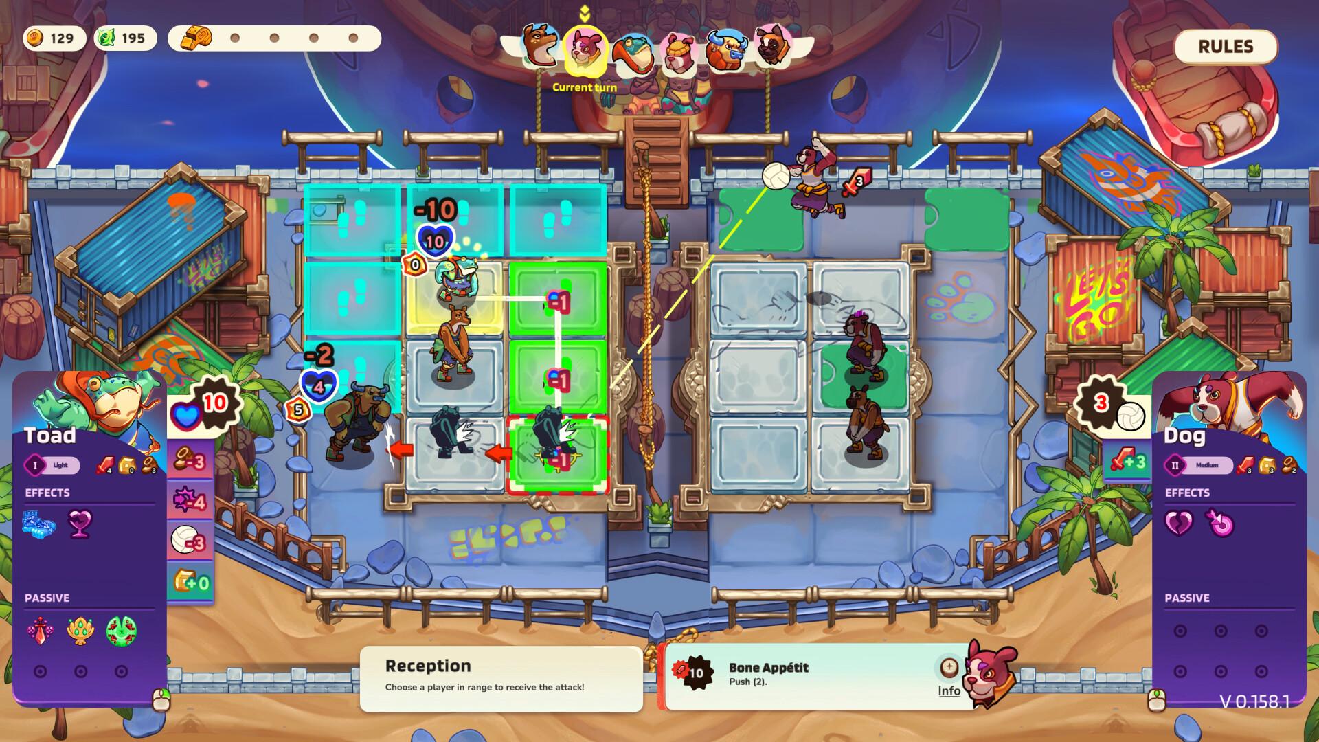 Smash it Wild: Tactical Volleyball Roguelike
