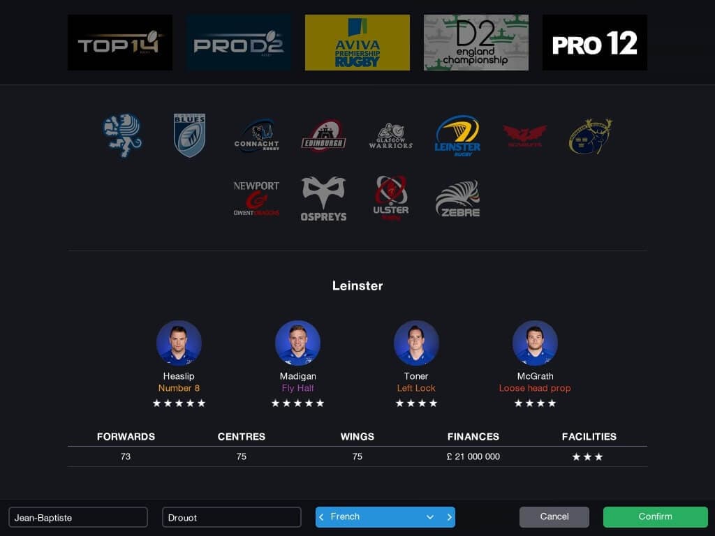 Picture of Pro Rugby Manager 2015