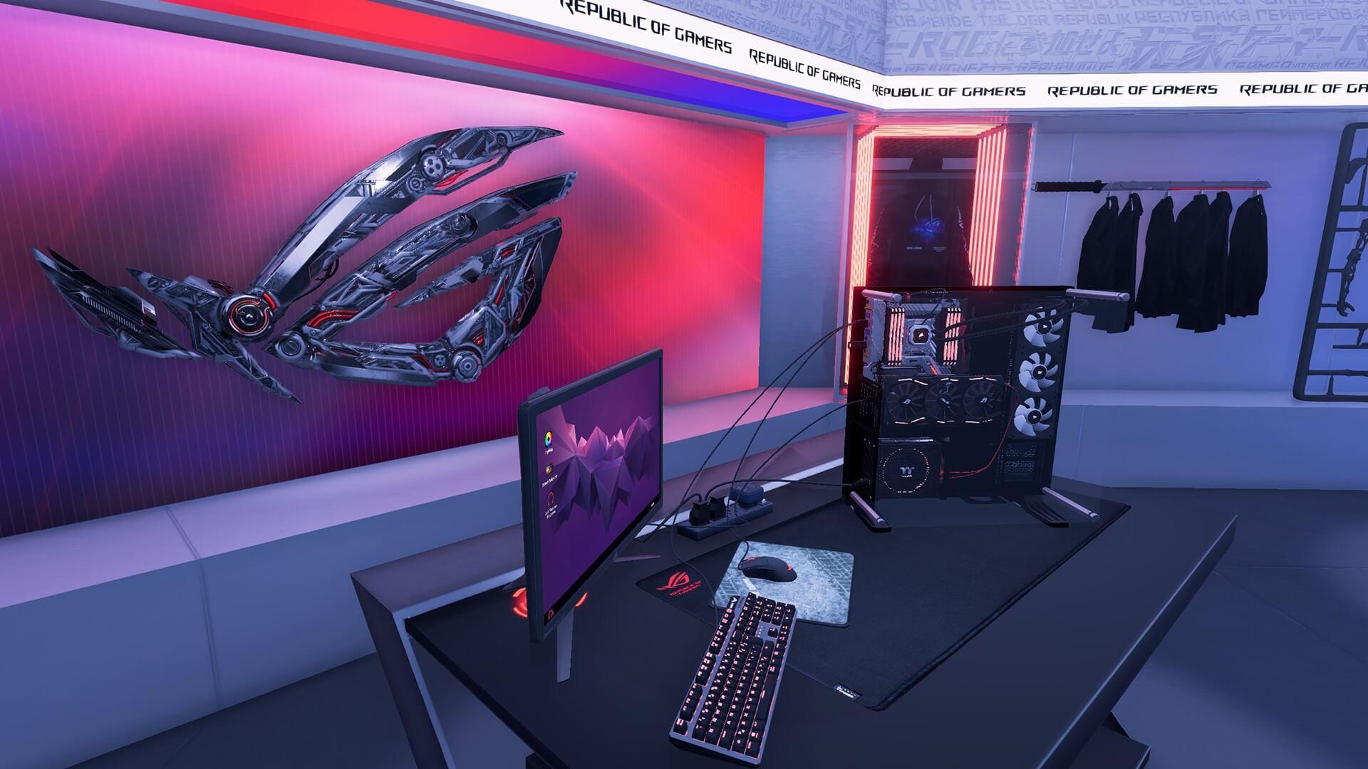 PC Building Simulator - Republic of Gamers Workshop