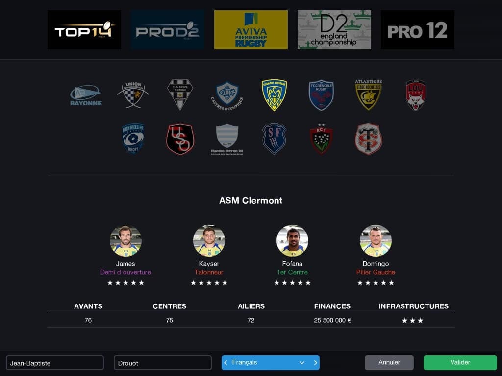 Picture of Pro Rugby Manager 2015