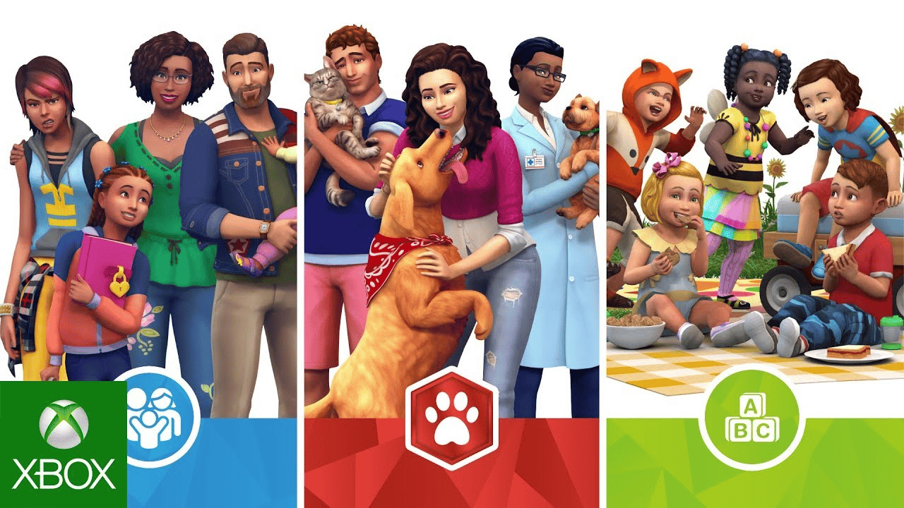 Picture of The Sims 4: Bundle - Cats & Dogs, Parenthood, Toddler Stuff - Xbox One