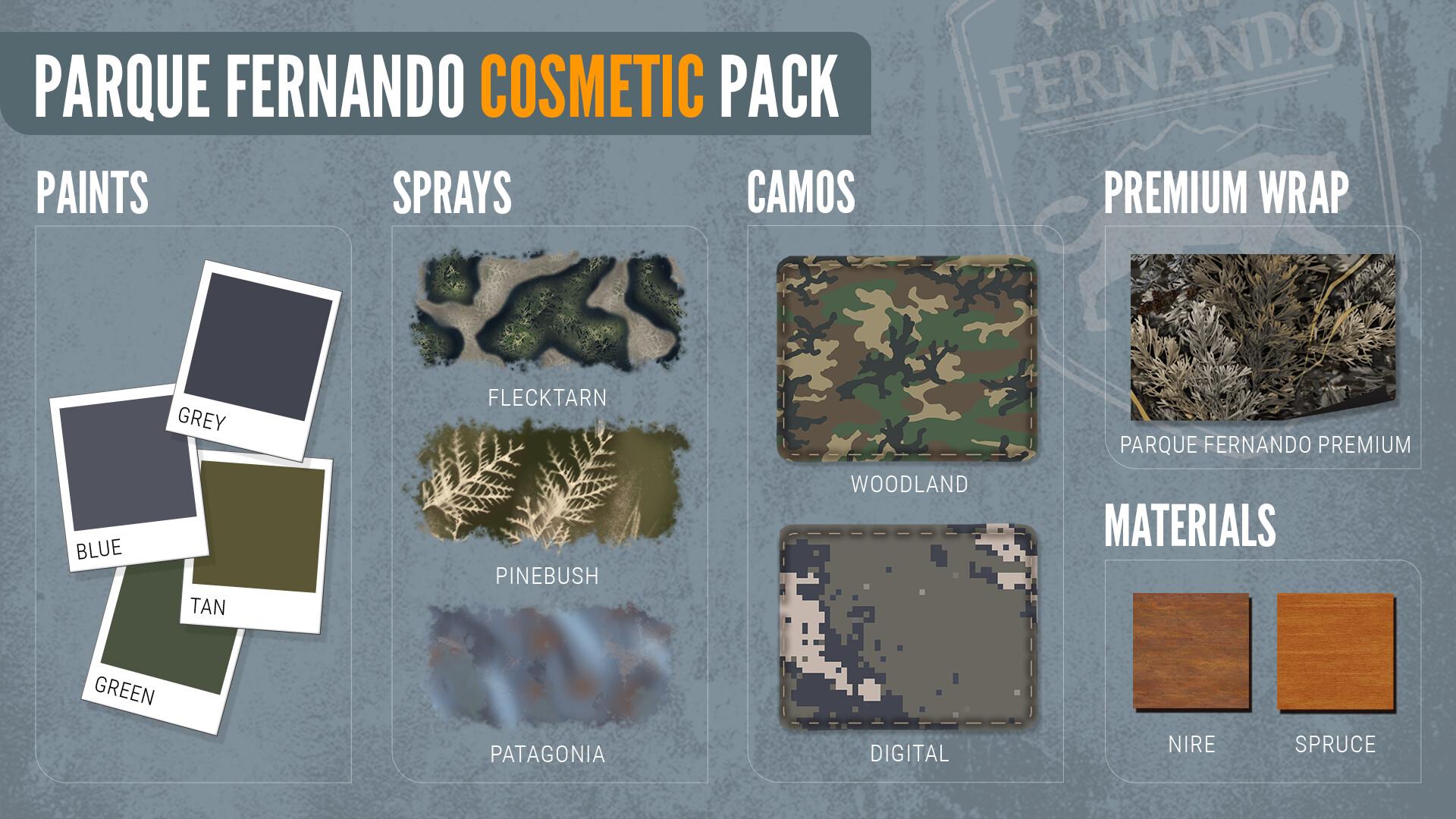 theHunter: Call of the Wild™ - Parque Fernando Cosmetic Pack