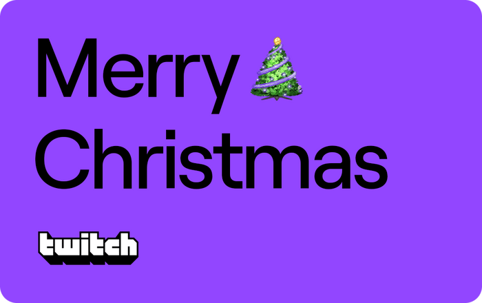 Twitch Christmas Variable Gift Card - GB