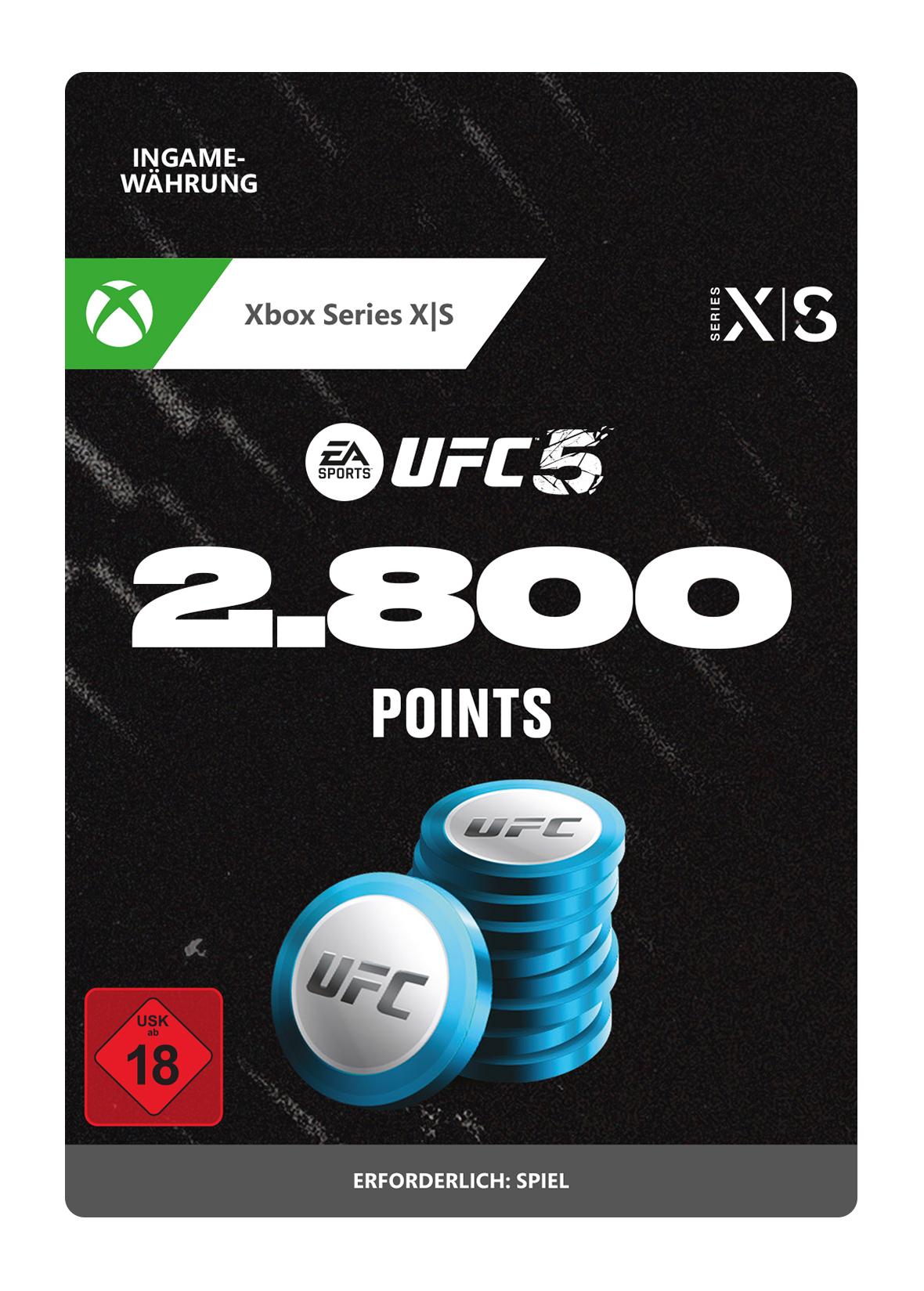 UFC 5 Points 2800 - Xbox Series X|S - Currency