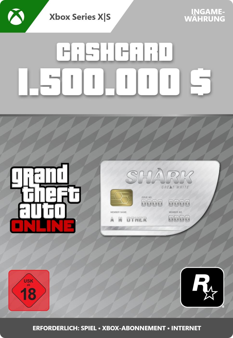 GTA Online: Great White Shark Cash Card - Xbox Series X|S