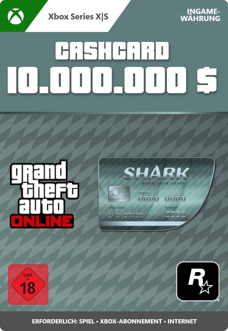 GTA Online: Megalodon Shark Cash Card - Xbox Series X|S
