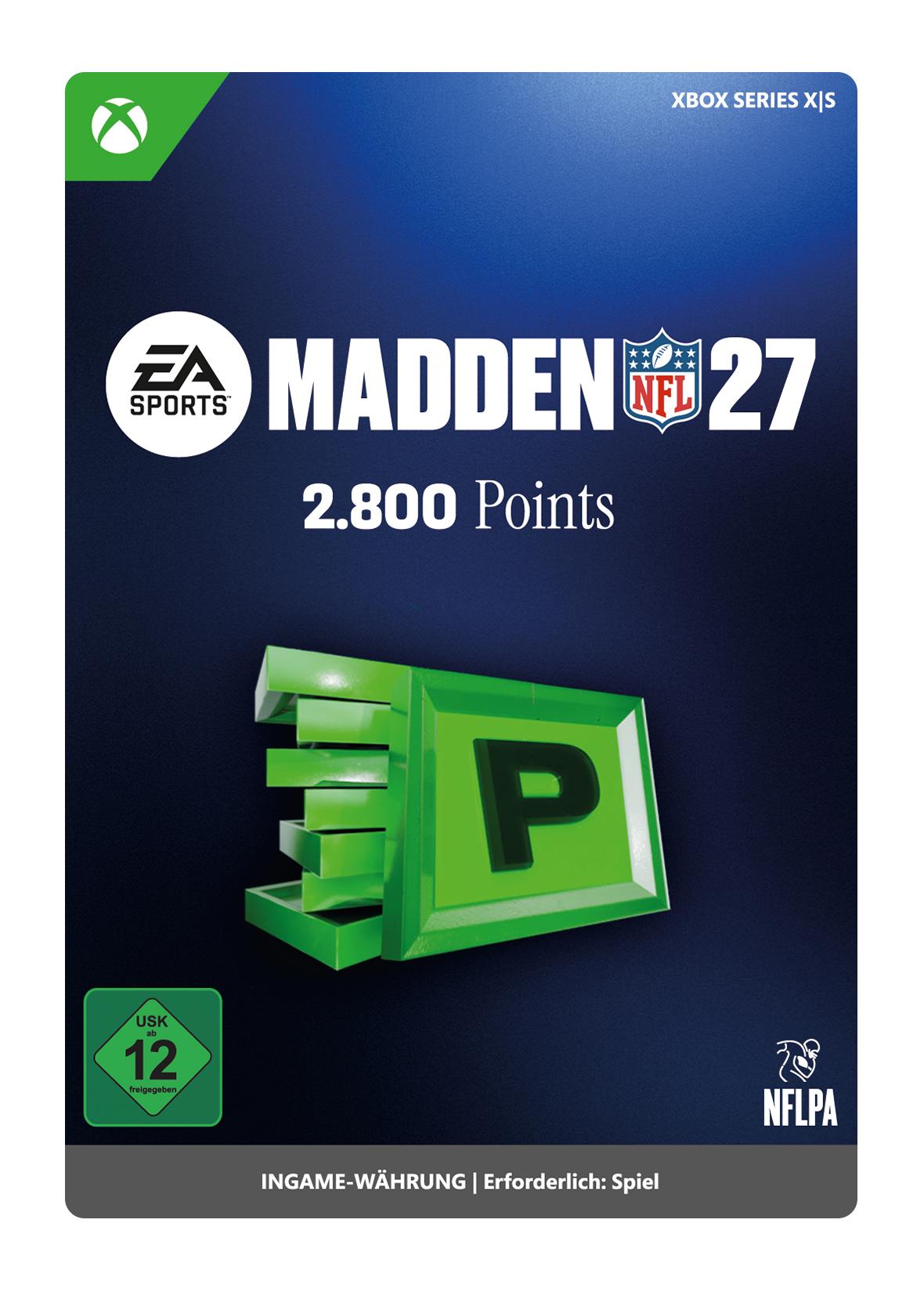 Picture of Madden NFL 27: 2800 Madden Points - Xbox Series X|S