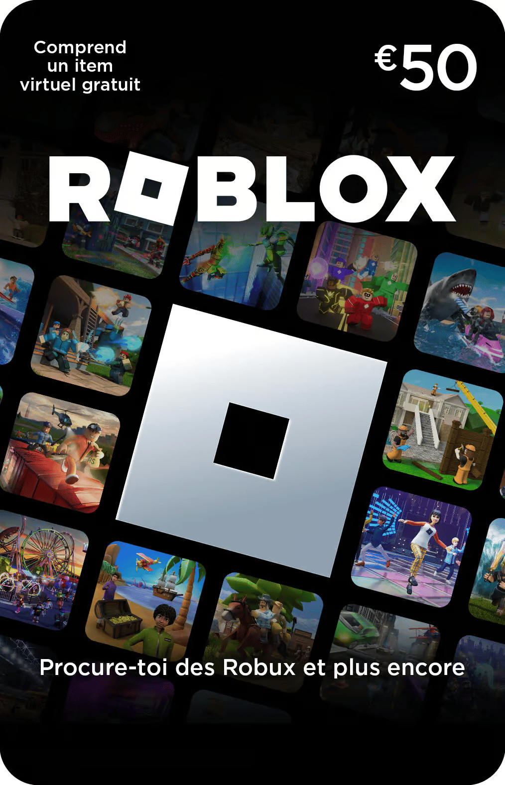 Roblox Gift Card Digital Code 50 EUR BE