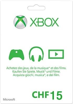 Xbox Gift Card 15 CHF (Schweiz)