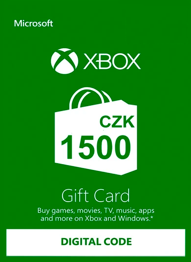 Xbox Gift Card 1500 CZK (Czech)