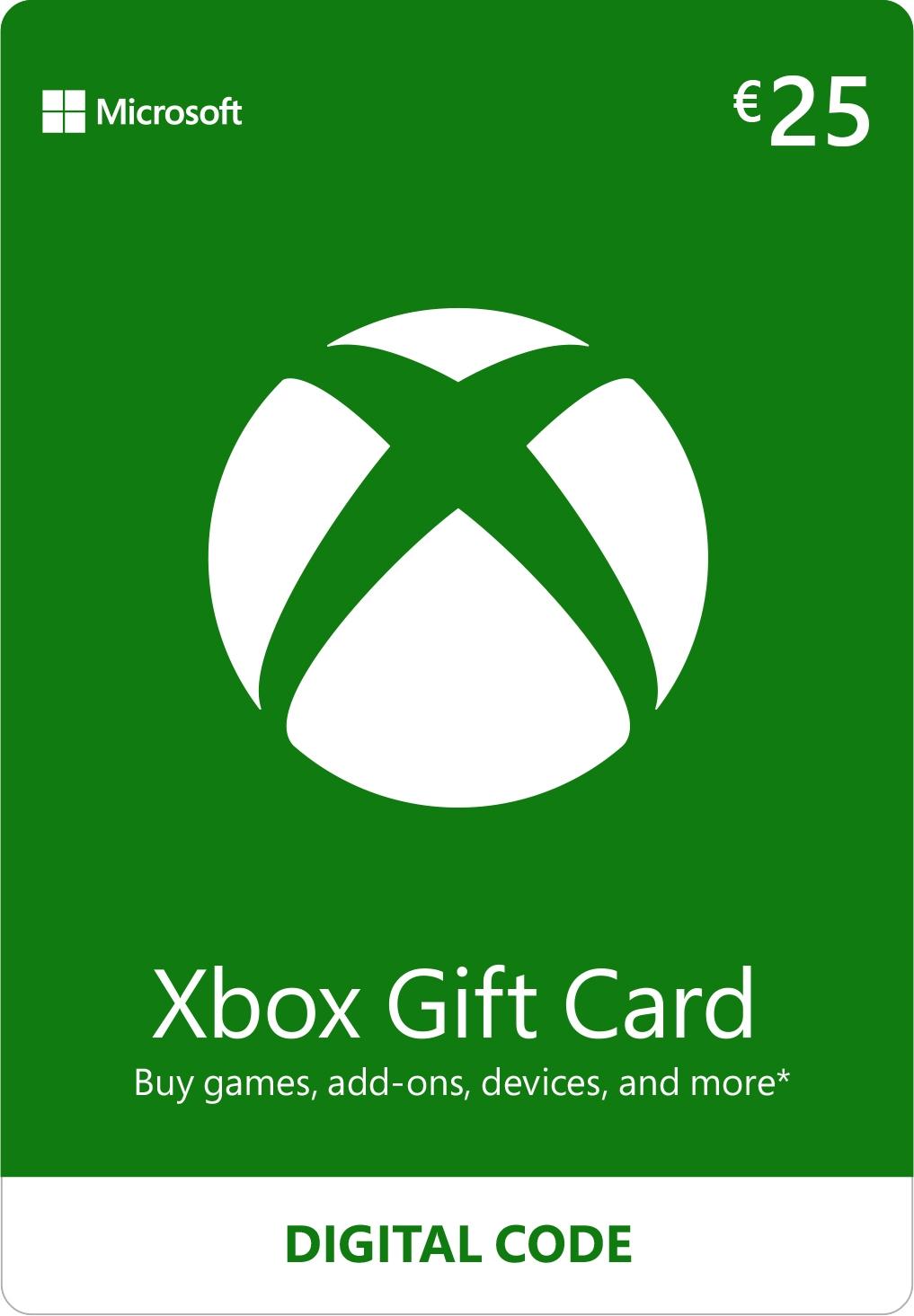 Xbox Gift Card 25 EUR