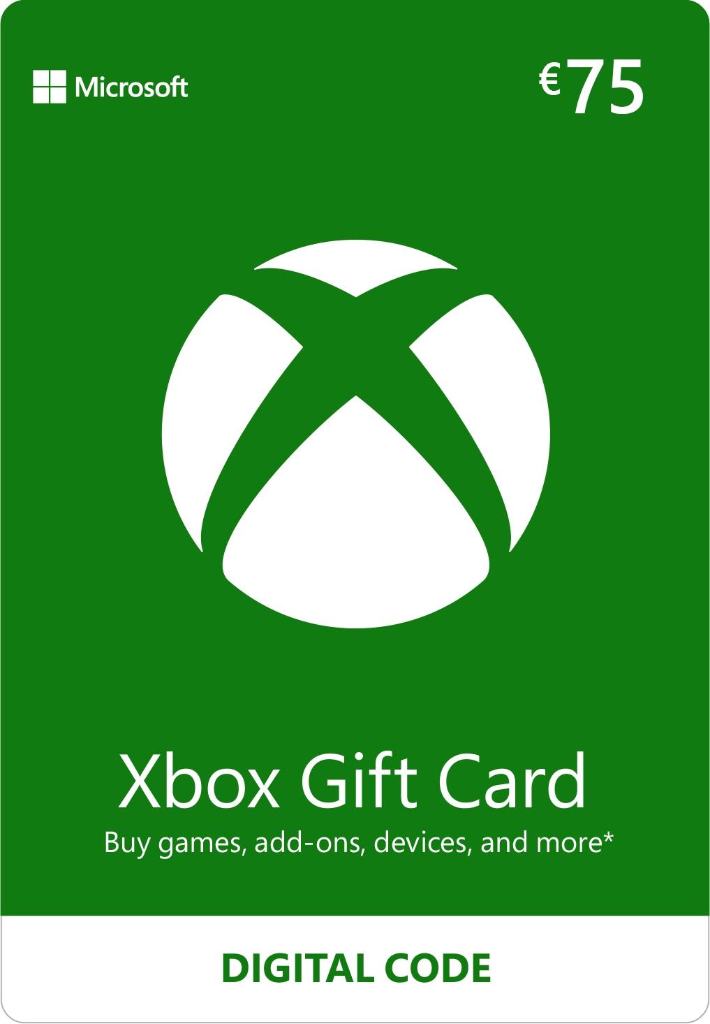 Xbox Gift Card 75 EUR