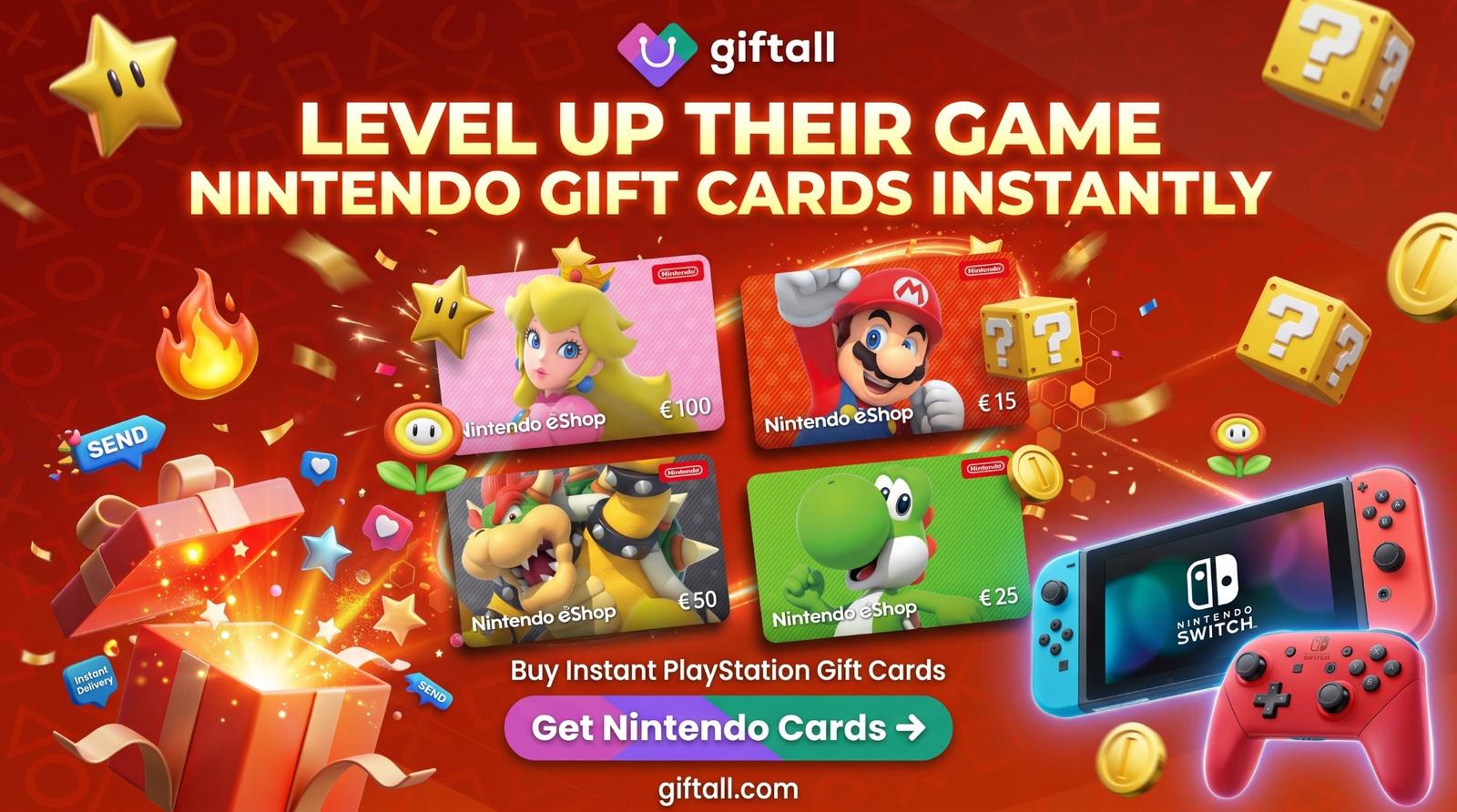 Nintendo eShop Cards: The Easy Way to Gift More Games