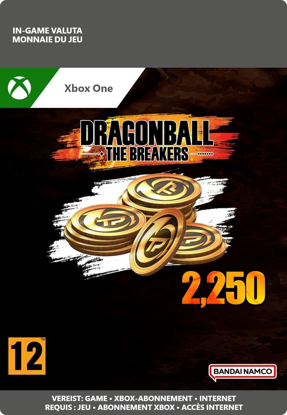Dragon Ball: The Breakers - TP Token 2250 - Xbox One - Currency | 7F6-00511 (9fbae04c-0bad-874d-b49f-446fa28258ea)