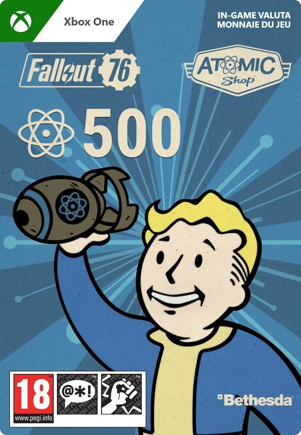 Fallout 76: 500 Atoms - Xbox One - Currency | 7LM-00061 (693e3fed-8ec3-ec45-8b55-b3840372ab3f)