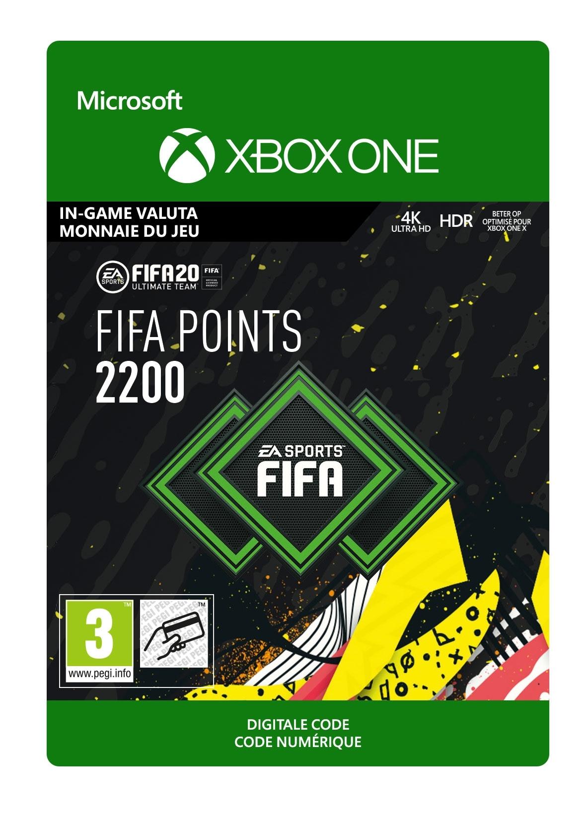 FIFA 20 ULTIMATE TEAM 2200 POINTS - Xbox One - Currency | KZP-00053 (46e85cb3-6de5-794b-8483-49e37e8c543a)
